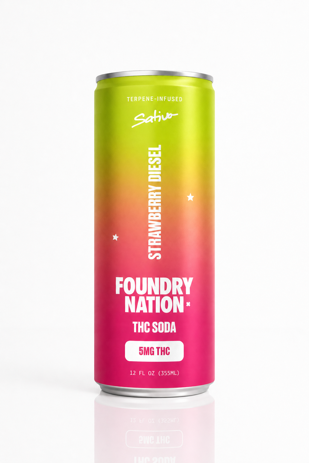 STRAWBERRY DIESEL (Sativa) 5mg Soda 24pk