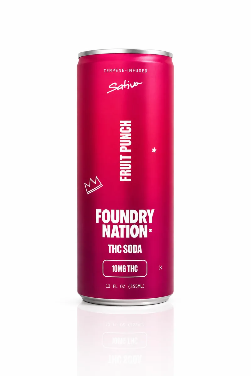 FRUIT PUNCH (Sativa) 10mg Soda 24pk