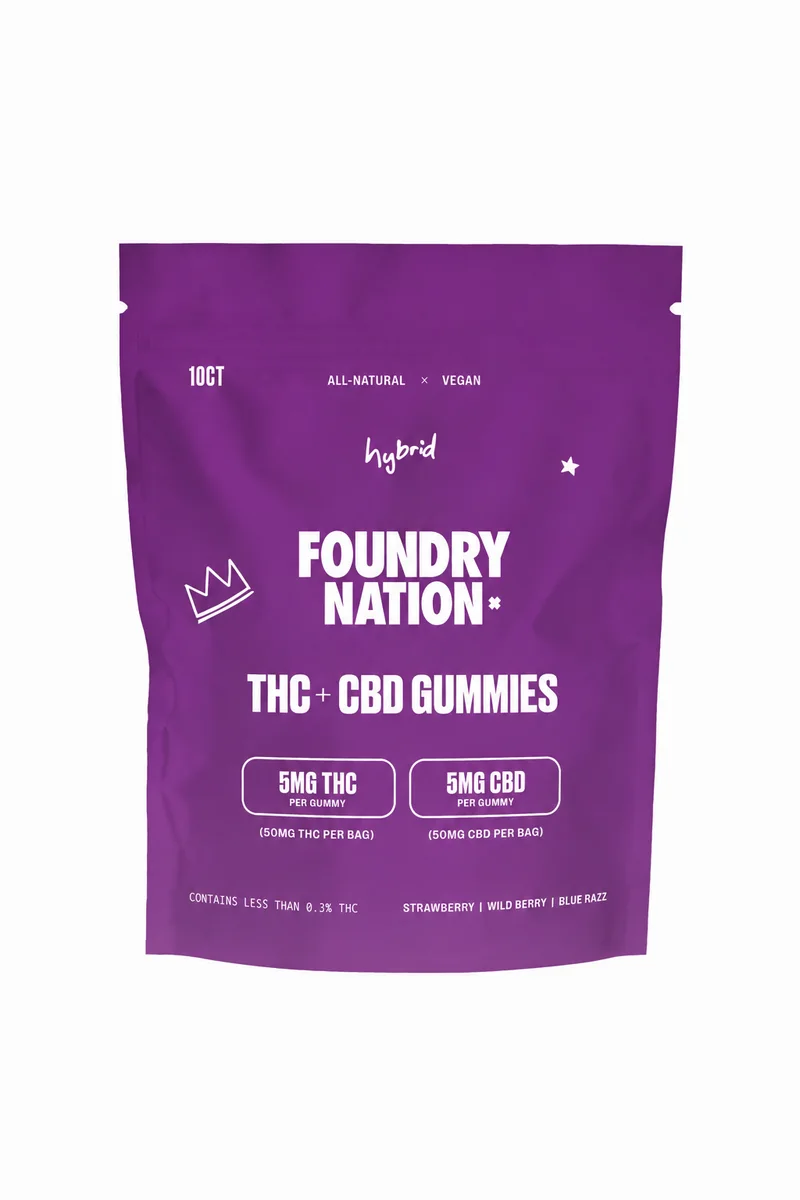 Hybrid THC + CBD 5mg Gumies 6pk