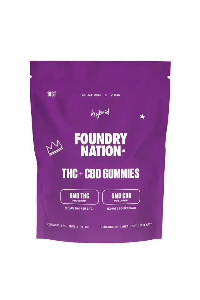 Hybrid THC + CBD 5mg Gumies 6pk