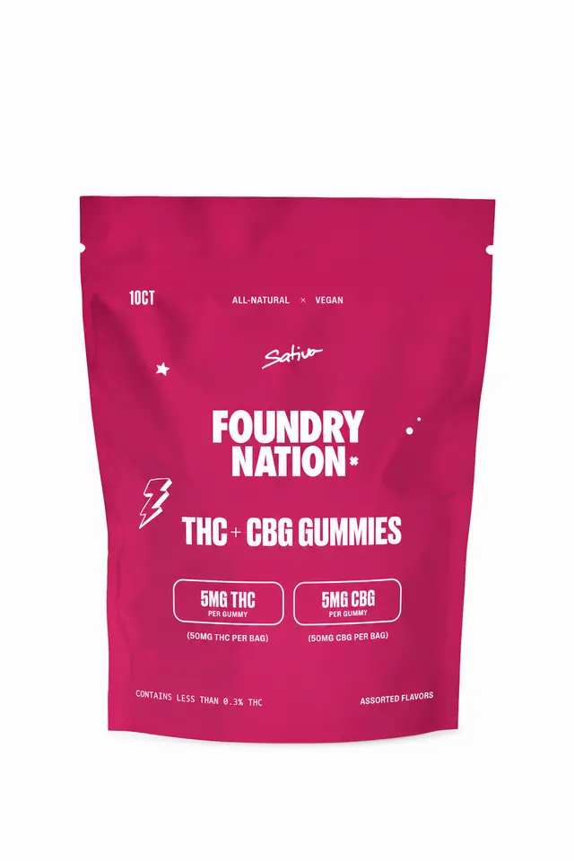 Sativa THC + CBG 5mg Gummies 6pk